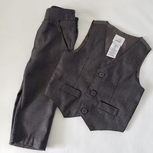 Special Editions || Gray Suit Vest + Pants